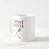 合成物はマグ起こります コーヒーマグカップ (正面左)