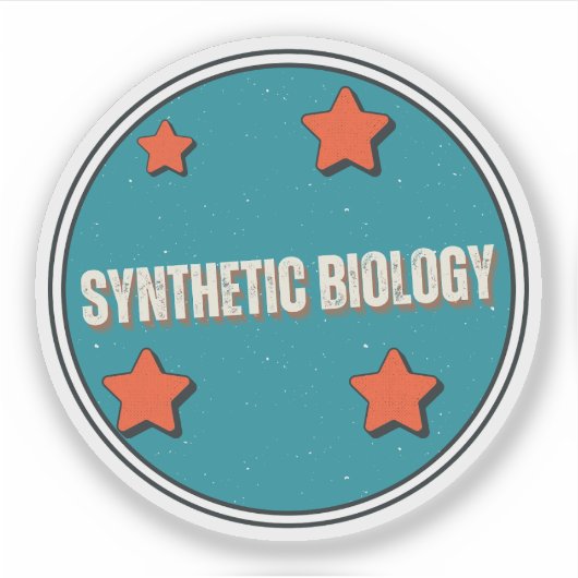 合成生物学 シール (正面)