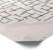 合成番号10、桟橋と海 | Mondriaan | ポスター (角)