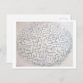 合成番号10、桟橋と海 | Mondriaan | ポストカード (正面/裏面)
