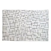 合成番号10、桟橋と海 | Mondriaan | 枕カバー (裏面-左)