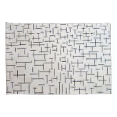 合成番号10、桟橋と海 | Mondriaan | 枕カバー (裏面-右)