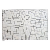 合成番号10、桟橋と海 | Mondriaan | 枕カバー (正面右)