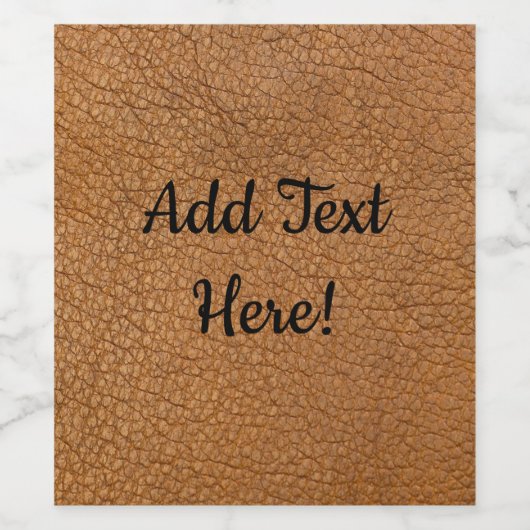 合成皮革 ワインラベル (シングルラベル)