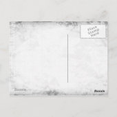 合成美しいブルー ポストカード (裏面)