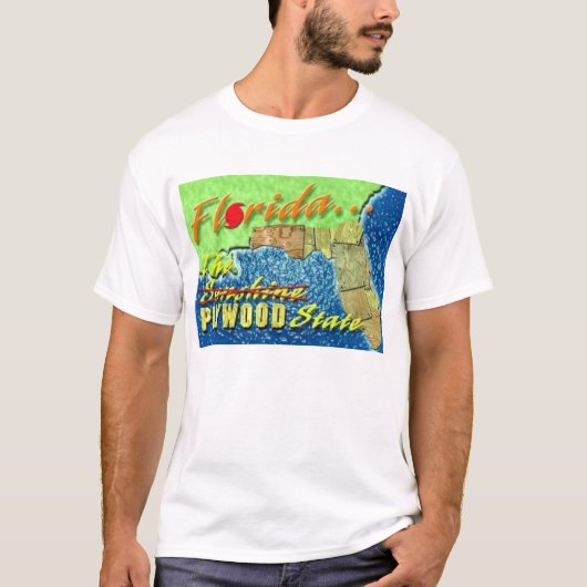 合板の州 Tシャツ (正面)