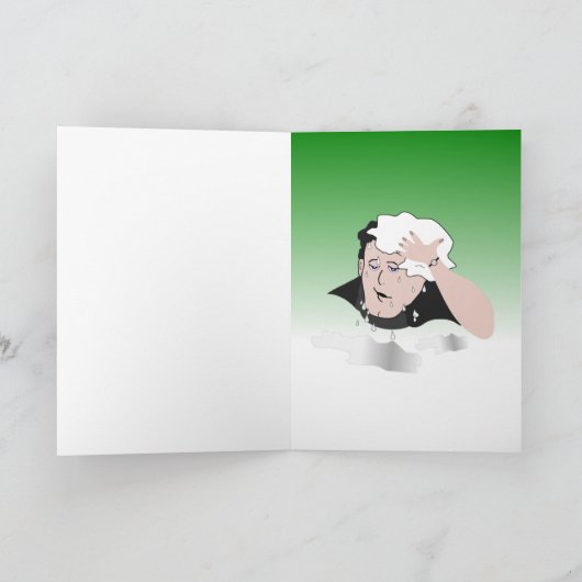 合格おもしろい者のテストおめでとう カード (内部)