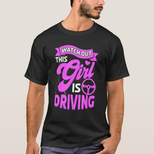 合格したドライバーが新しい運転免許証をテスト Tシャツ (正面)