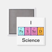 合格サイエンス周期表名磁石 マグネット (正面/裏面)