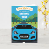 合格テストおめでとうございます カード (黄色い花)