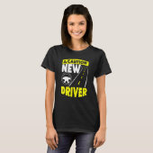 合格ドライバ新しい運転免許証のお祝い Tシャツ (正面フル)