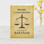 合格審査会バー試験大成 カード (黄色い花)