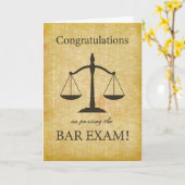 合格法会バー試験大成 カード (黄色い花)