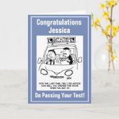 合格運転試験。3 Driving School Anagions カード (黄色い花)