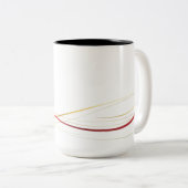 合気道のイラクのマグ ツートーンマグカップ (正面右)