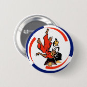 合気道のキー 缶バッジ (正面&裏面)