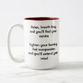 合気道の主義 ツートーンマグカップ (左)