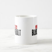 合気道の黒帯 コーヒーマグカップ (中央)