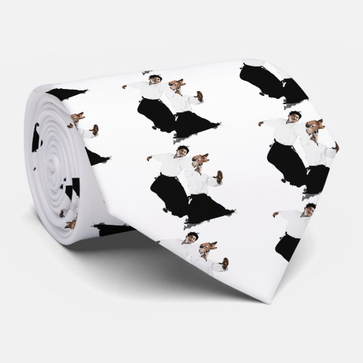 合気道のsuwari ネクタイ (ロール)