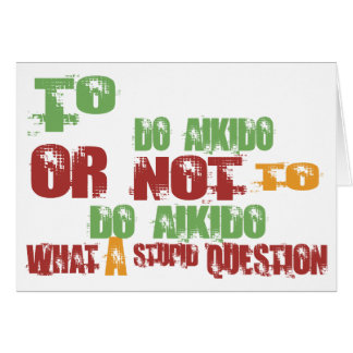 合気道をするため