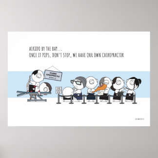 合気道カイロプラクター ポスター