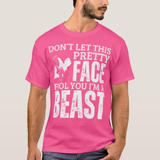 合気道ガール私は獣女合気道おもしろいだ Tシャツ (正面)
