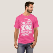 合気道合気道家ピン投球と調和のとれた流れ Tシャツ (正面フル)