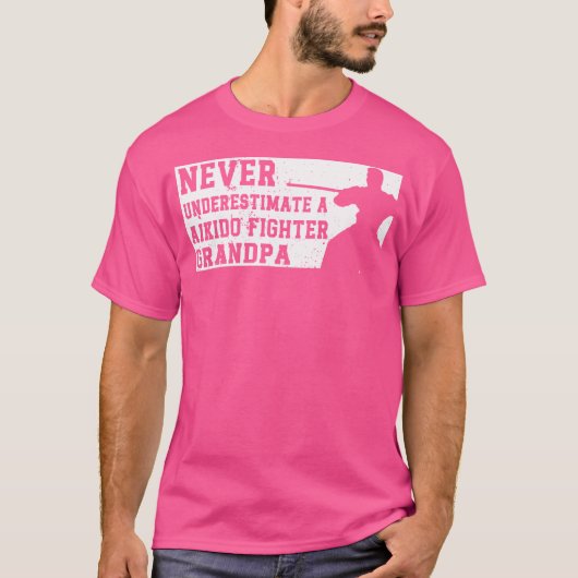 合気道戦闘機グランドパ合気道戦闘機 Tシャツ (正面)