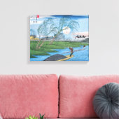 合気道日本の武術アート キャンバスプリント (インサイチュ (リビング))