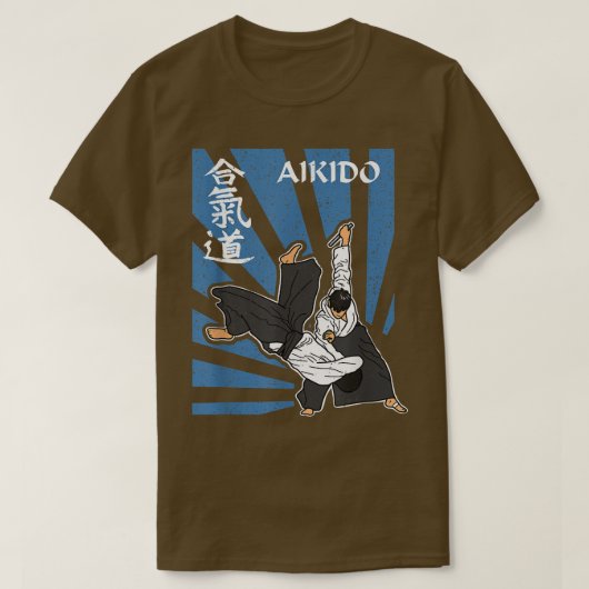 合気道武術アートジャパン合気道家武術アーティスト5 Tシャツ (デザイン正面)