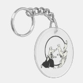 合気道 キーホルダー (正面左)