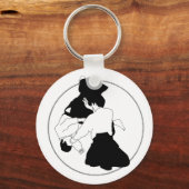 合気道 キーホルダー (正面)