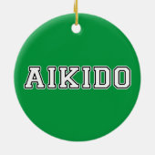 合気道 セラミックオーナメント (裏面)