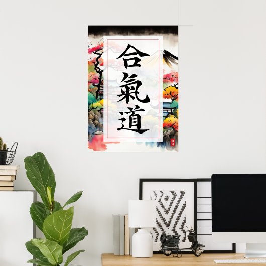合気道 ポスター (ホームオフィス)