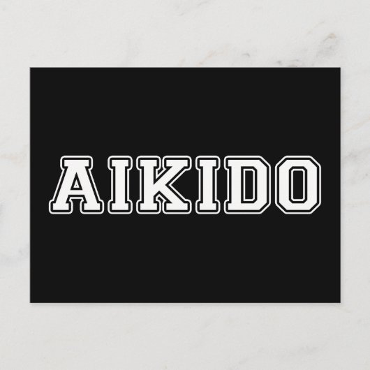 合気道 ポストカード (正面)