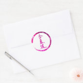 合気道 ラウンドシール (封筒)