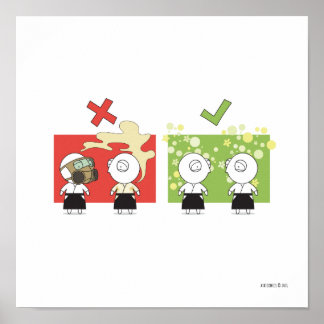 合気道 – 道場ルール#1 ポスター