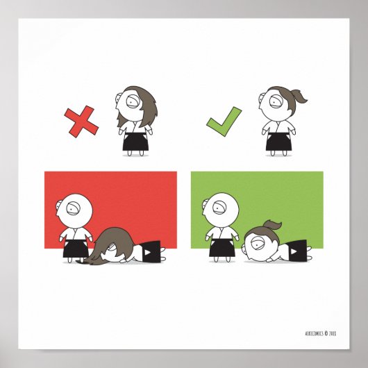 合気道 – 道場ルール#4 ポスター (正面)