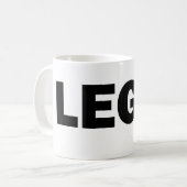 合法のマグ コーヒーマグカップ (正面左)
