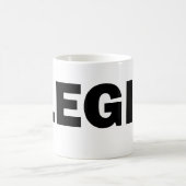 合法のマグ コーヒーマグカップ (中央)