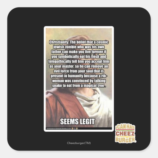 合法はようです スクエアシール (正面)