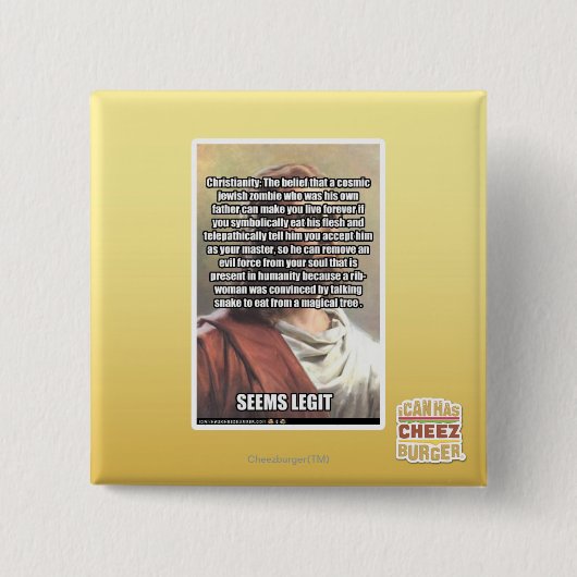 合法はようです 缶バッジ (正面)