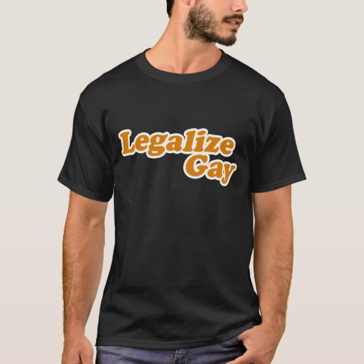 合法化ゲイ Tシャツ (正面)