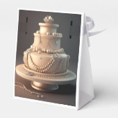 合法的なジュエリーをテーマにした誕生日の好意ボックス フェイバーボックス (裏面サイド)