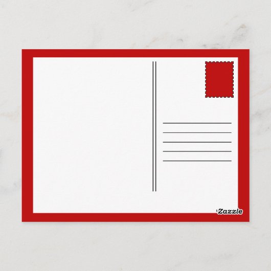 合炭いちご葉書 ポストカード (裏面)