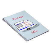 合理化された涙のトレーラーのジプシーのキャラバン ノートブック (右側)