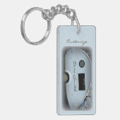 合理化された涙のトレーラーのジプシー キーホルダー (正面左)