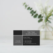 合理化されたPro名刺、石板グレー 名刺 (スタンド正面)