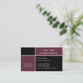 合理化されたPro Business Card、Burgundy 名刺 (スタンド正面)