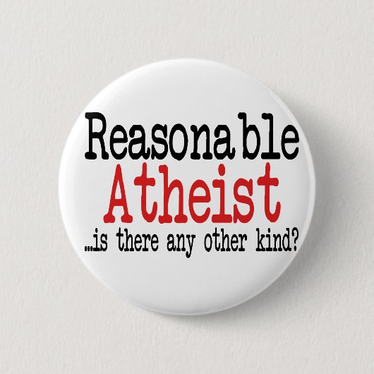 合理的な無神論者 缶バッジ (正面)